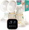 Qwali Comfort flow 2.0 Elektrische Borstkolf - Dubbel - BPA vrij - incl. 2 Melkflesjes - Draadloze Borstkolf - Handsfree Kolf - Breast pump - Handkolf Borstvoeding