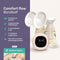Qwali comfort flow Elektrische Borstkolf - Dubbel - BPA vrij - incl. 2 Melkflesjes - Draadloze Borstkolf - Handsfree Kolf - Breast pump - Handkolf Borstvoeding