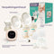 Qwali comfort flow Elektrische Borstkolf - Dubbel - BPA vrij - incl. 2 Melkflesjes - Draadloze Borstkolf - Handsfree Kolf - Breast pump - Handkolf Borstvoeding