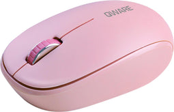 Qware Office - Muis - Draadloos - Bristol - Roze - 1200 DPI