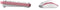 Qware Office - Toetsenbord - Muis - Draadloos - 2.4ghz - USB - Desktopset - Combo - Waterford - Roze - Qwerty