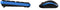 Qware Office - Toetsenbord - Muis - Draadloos - 2.4ghz - USB - Desktopset - Combo - Waterford - Blauw - Qwerty