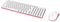 Qware Office - Toetsenbord - Muis - Draadloos - 2.4ghz - USB - Desktopset - Combo - Waterford - Roze - Qwerty
