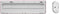 Qware Office - Toetsenbord - Muis - Draadloos - 2.4ghz - USB - Desktopset - Combo - Waterford - Roze - Qwerty
