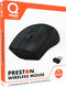 Qware Office - XL Muis - Grote Handen - Draadloos - Preston - 1000-1600-2400 DPI - Rechtshandig - Zwart