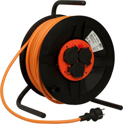 QwattPRO 1111132 BlackMaster Kabelhaspel - H05VV-F - IP20 - 50m