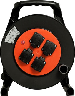 QwattPRO 1311005 Big EZ Kabelhaspel - H07RN-F - IP54 - 50m