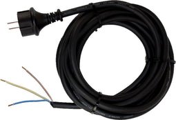 QwattPro 2511125 Aansluitkabel - 3G2,5 H07RN-F - Zwart - IP44 - 3m