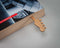 Boekenlegger Bass Gitaar Eiken.