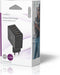Nedis WCHAU481ABK - USB-wandlader - 4 poorten 2,4 A zwart