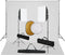 vidaXL - Fotostudioset - met - softboxlampen, - achtergrond - en - reflector