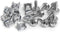 StarTech CABSCREWM52 - Montagekit - 100 Stuks M5 Montageschroeven en Plaatmoeren - Zilver (100 stuks)