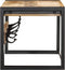 vidaXL - Kapstok - 80x35x35 - cm - massief - ruw - mangohout