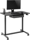 Bureau zit sta verrijdbaar - laptoptafel - in hoogte verstelbaar - 91.5 x 56 cm
