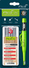 Pica Marker Dry Longlife 3030 - Markeerpotlood - Navulbaar met 10 vullingen - Groen Zwart