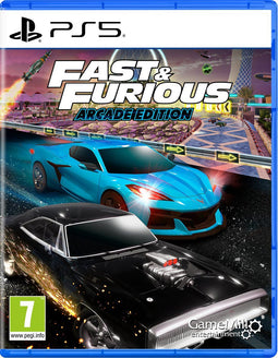 GameMill Entertainment Fast & Furious Arcade Edition - PS5 - Racegame met 8 iconische voertuigen - 2-speler split-screen