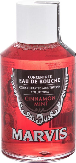 Marvis Mondwater Cinnamon Mint 120 Ml Rood
