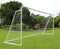Voetbaldoel - 240x160cm - met net en haringen - wit