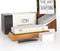 Dubbelzijdige Wetsteen Slijpsteen set 1000 4000 - Edelkorund (18x6x3 CM) - met E-book voor slijpen van messen - Messenslijper - VDN