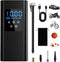 Draagbare Luchtcompressor 150PSI - 6000mAh Bandenpomp met LED-display en Druksensor - Compact en Lichtgewicht