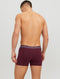 Jack&Jones 3P - Basic Heren Boxershorts - Elastische band met logo - Zwart Donkerblauw Bordeaux (3-pack)