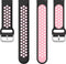 Siliconen Sport Air Bandje Geschikt voor Samsung Galaxy Watch 5 / Pro / 4 / 3 / Active 2 - Zwart / Roze