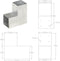 vidaXL - Paalverbinding - L-vorm - 101x101 - mm - gegalvaniseerd - metaal