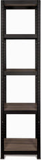 Avasco Opbergrek Strong Cube - smalle stellingkast - 5 planken - 176x45x45cm - zwart