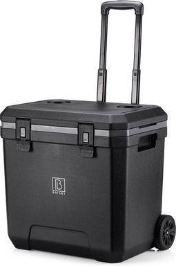 Brisby koelbox 40 liter - met wielen en telescopisch handvat - zwart