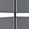 vidaXL - Kamerscherm - met - 5 - panelen - 300x200 - cm - stof - antracietkleurig