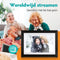 Pora&Co - Digitale fotolijst - WiFi met Frameo App - 8.1 inch IPS - Zwart Hout