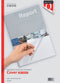 Voorbladen A4 300 Micron PVC Transparant Huismerk