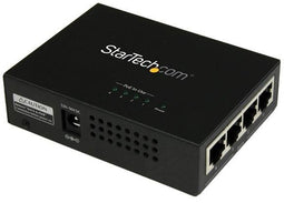 Startech.com 4-poorts gigabit midspan PoE+ injector 802.3at/af - PoE injector - 4x Ethernet 1Gbps