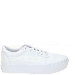 VANS WM Ward Platform - Lage sneakers - Gevulkaniseerde bodemeenheid - (canvas) white - Maat 37