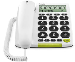 Doro PhoneEasy 312cs - DECT telefoon - Extra grote toetsen en luid volume - Geschikt voor gehoorapparaat