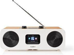 Nedis RDIN2500WT - Internetradio - FM DAB+ Bluetooth - Wit