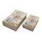 Decoratieve Doos Versa Canvas Hout MDF Boomstructuur