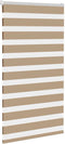 vidaXL - Zebra - Blind - 85x150 - cm - stofbreedte - 80,9 - cm - polyester - zandbruin