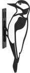 Wildbird Metal Bird Bonte Specht - Tuindecoratie - Zwart