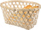 Mand | bamboe | 25x19x12.5cm | ovaal | naturel | 1 stuks