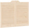 vidaXL - Draaideuren - louvredesign - 2-paar - 80x100 - cm - massief - grenenhout