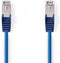 Nedis CAT5e Netwerkkabel - SF/UTP - RJ45 Male - RJ45 Male - 0.30 m - Rond - PVC - Blauw - Polybag