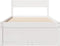 vidaXL - Bedframe - zonder - matras - massief - grenenhout - wit - 90x190 - cm