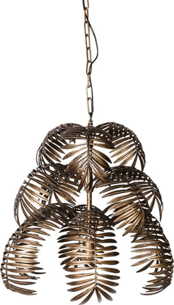 PTMD Salencia Hanglamp - 61 x 57 x 66 cm - Ijzer - Goud