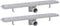 vidaXL - Doucheafvoer - 2 - st - rechthoekig - lijn - 630x140 - mm - roestvrij - staal