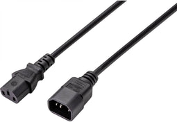 Conrad SY-5044234 - Verlengkabel C14/C13 - 3,5 m - Zwart