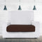 Bankbedekking Eysa BRONX Bruin 60 x 15 x 55 cm