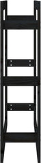 vidaXL - Haardhoutrek - 80x25x100 - cm - massief - grenenhout - zwart