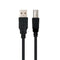 Ewent EW-UAB-030 - USB A naar USB B kabel - 300 cm - Zwart