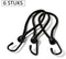 Benson Set spanelastieken met haak - 20 cm - maximale rek 50% - 6 stuks